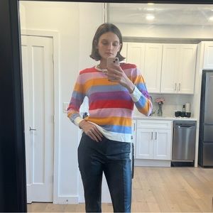 Kule NWOT rainbow sweater size M